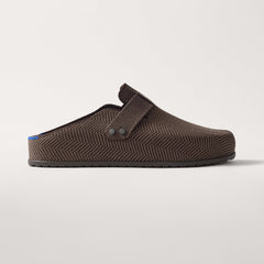 The Teddy Men's Clog - Umber Herringbone